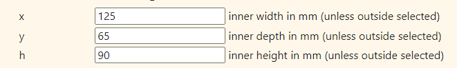Dimensions
