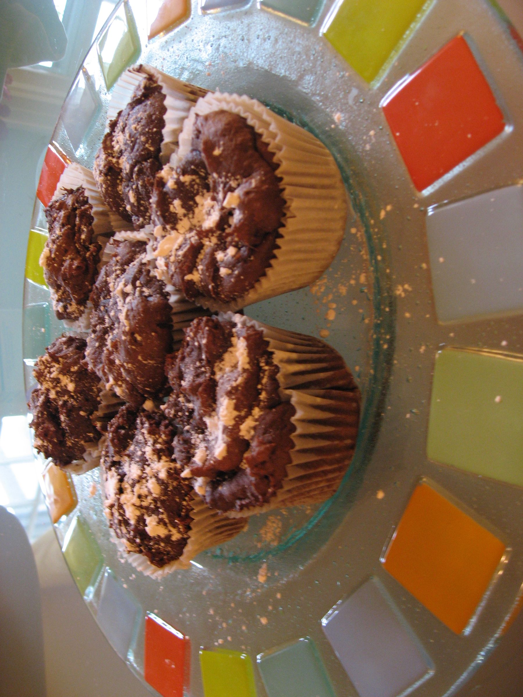 Devilish Pumpkin Devil's Food Muffins