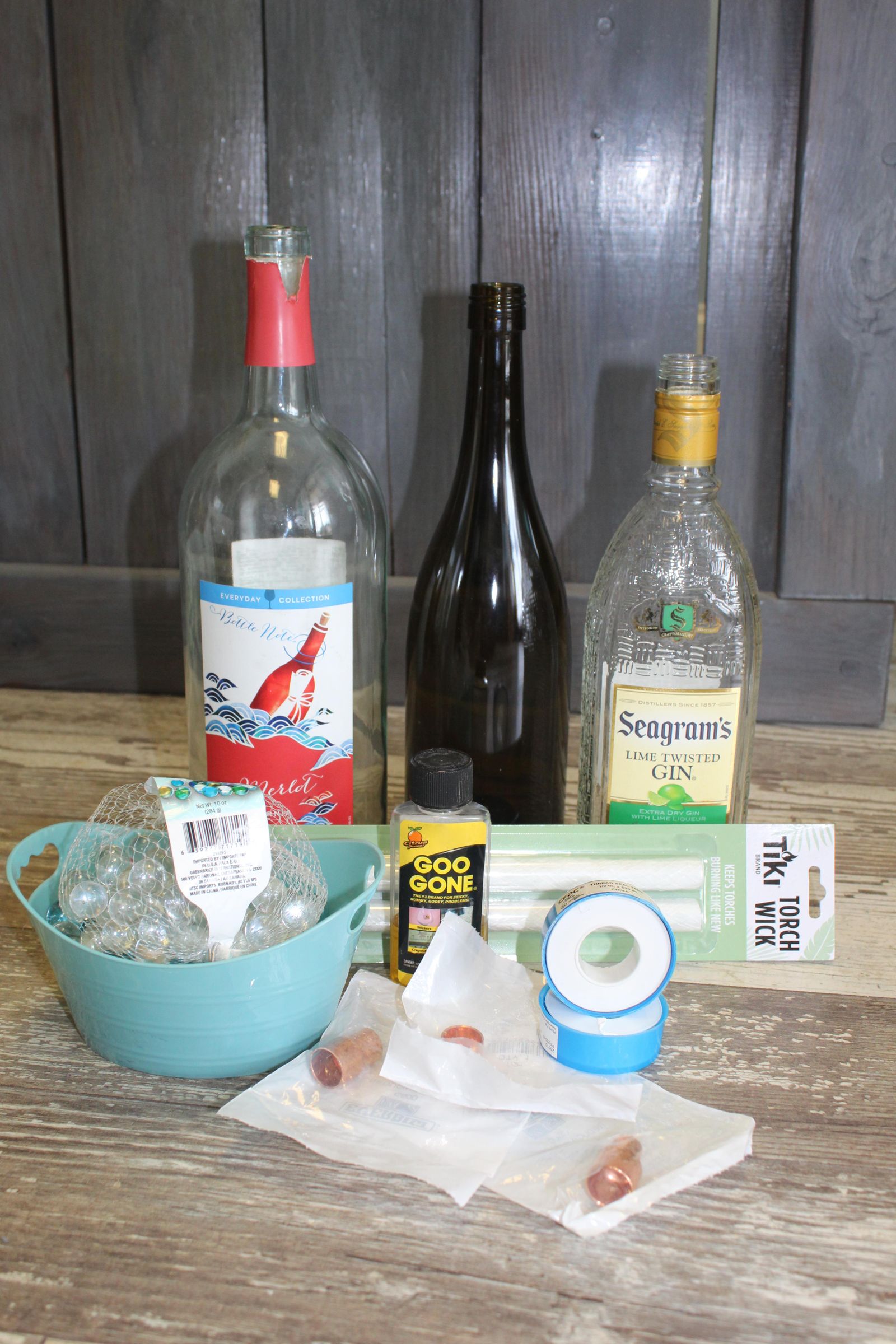 Wine Bottle Oil Lamp 6 Steps (with Pictures) Instructables