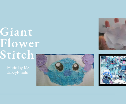 Giant Paper Flower Stitch Head