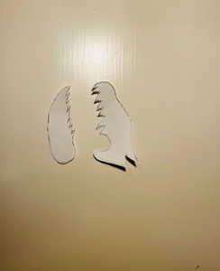 Step One: Outline the Dragon Head on White Paper