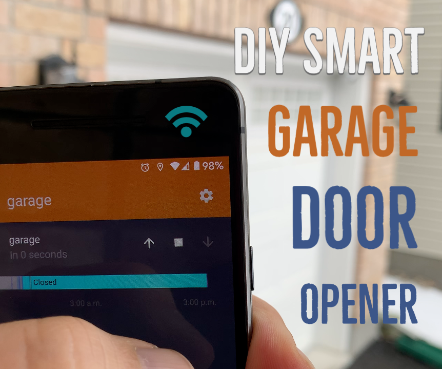 DIY Smart Garage Door Opener + Home Assistant Integration