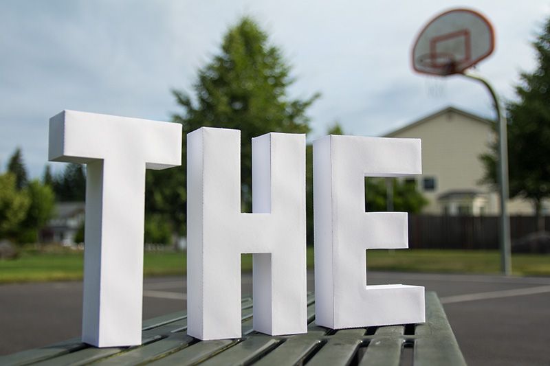 Crafty Type - Papercraft Typography