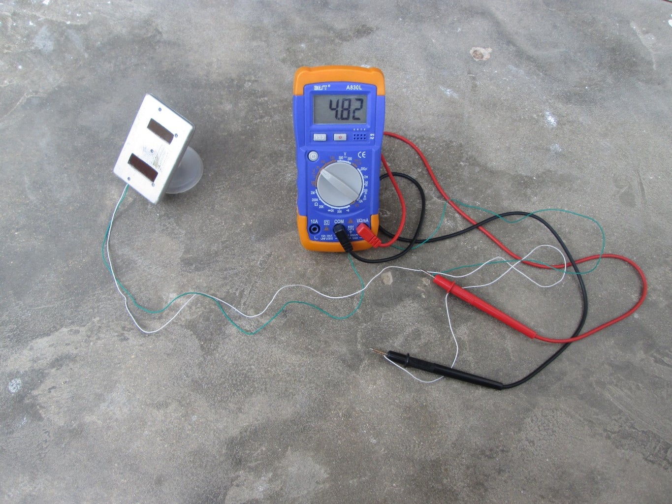Mini Solar Power Plant 3 Steps Circuit Diagram