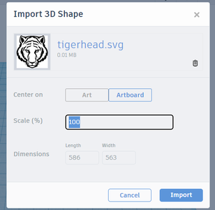 Import Your Newly Converted Image and Scale It. 