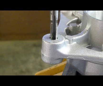 Tapping Threads in Aluminum Spindle