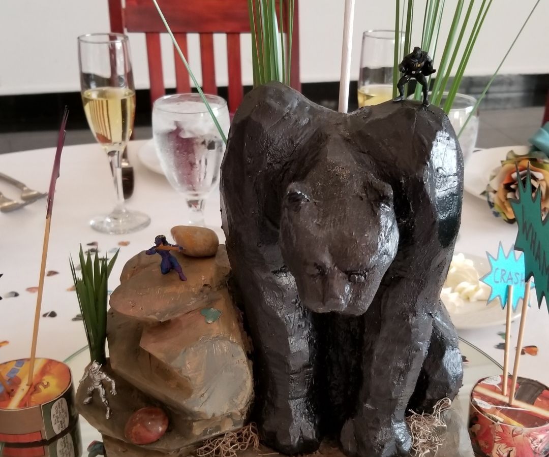 How to Make a Black Panther Wedding Centerpiece 