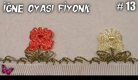 How to Make BOW : With Needle & Lace