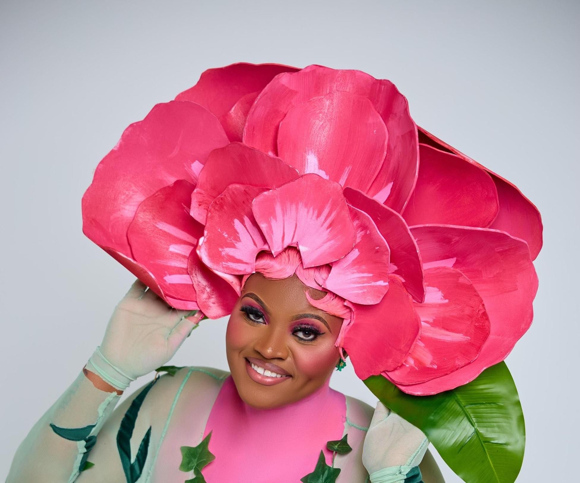 The Haunted Pink Flower: a Halloween Twist on Alice's Wonderland Bloom