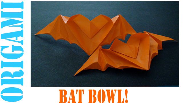 How to Make an Origami Bat Bowl!