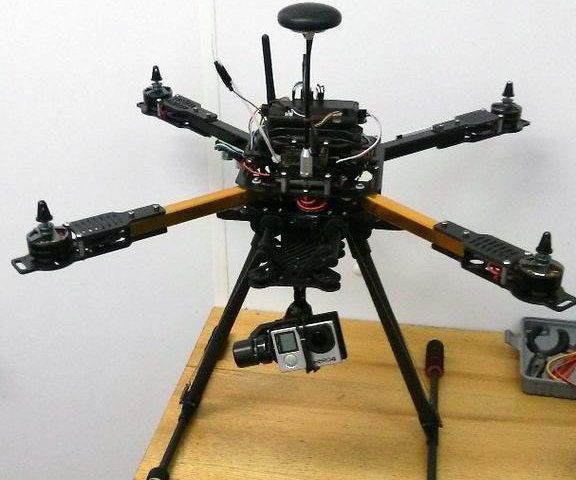 Adding HML650 retractable landing gear to HK X650F quadcopter