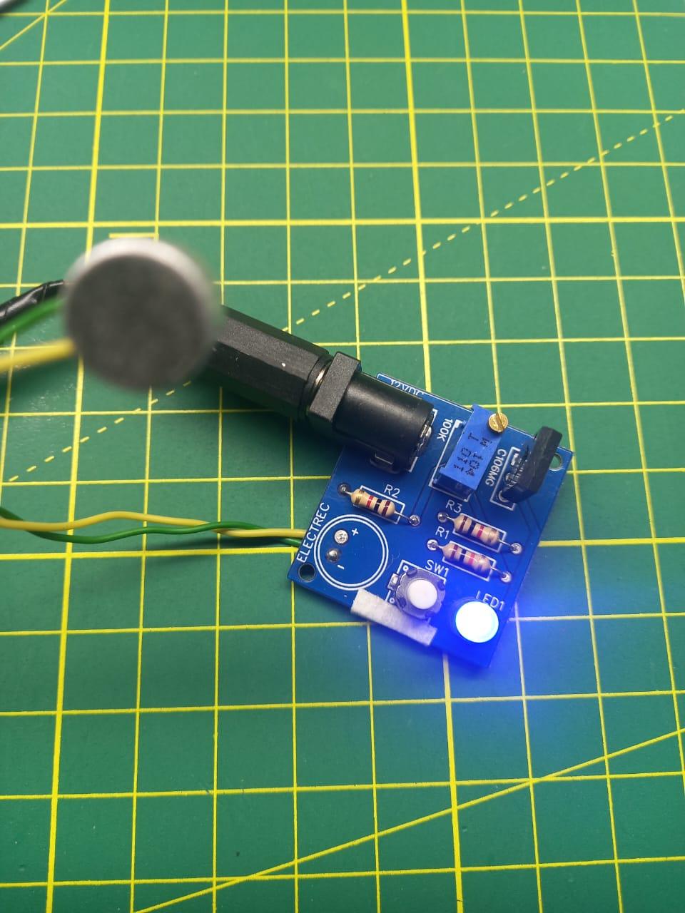 SOUND DETECTOR WITH SCR 6 Steps Instructables