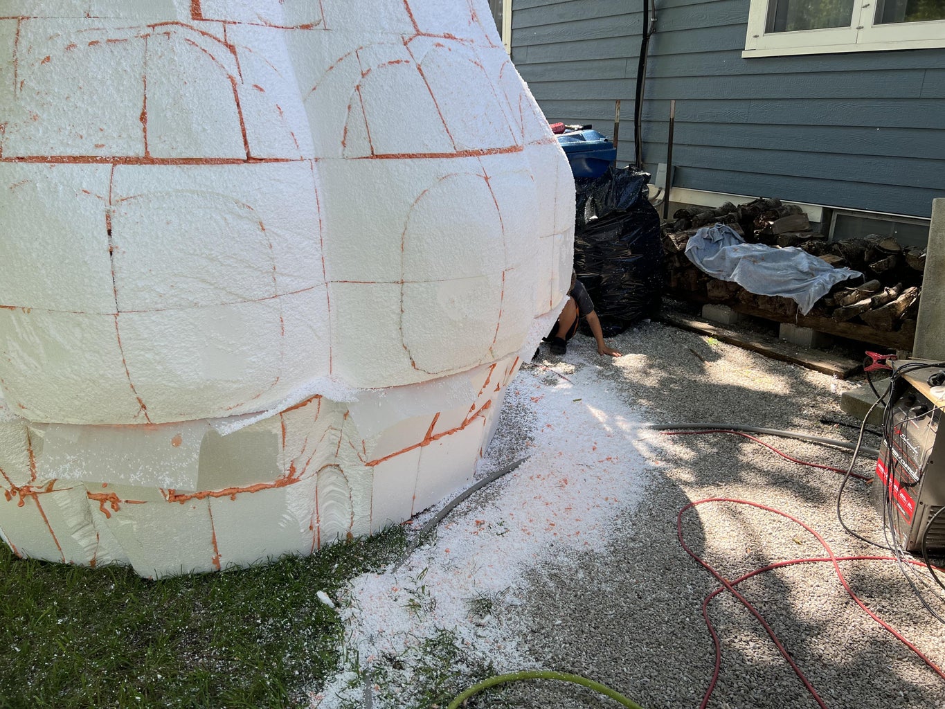 Oversized Foam Jack-o Lantern : 20 Steps (with Pictures) - Instructables