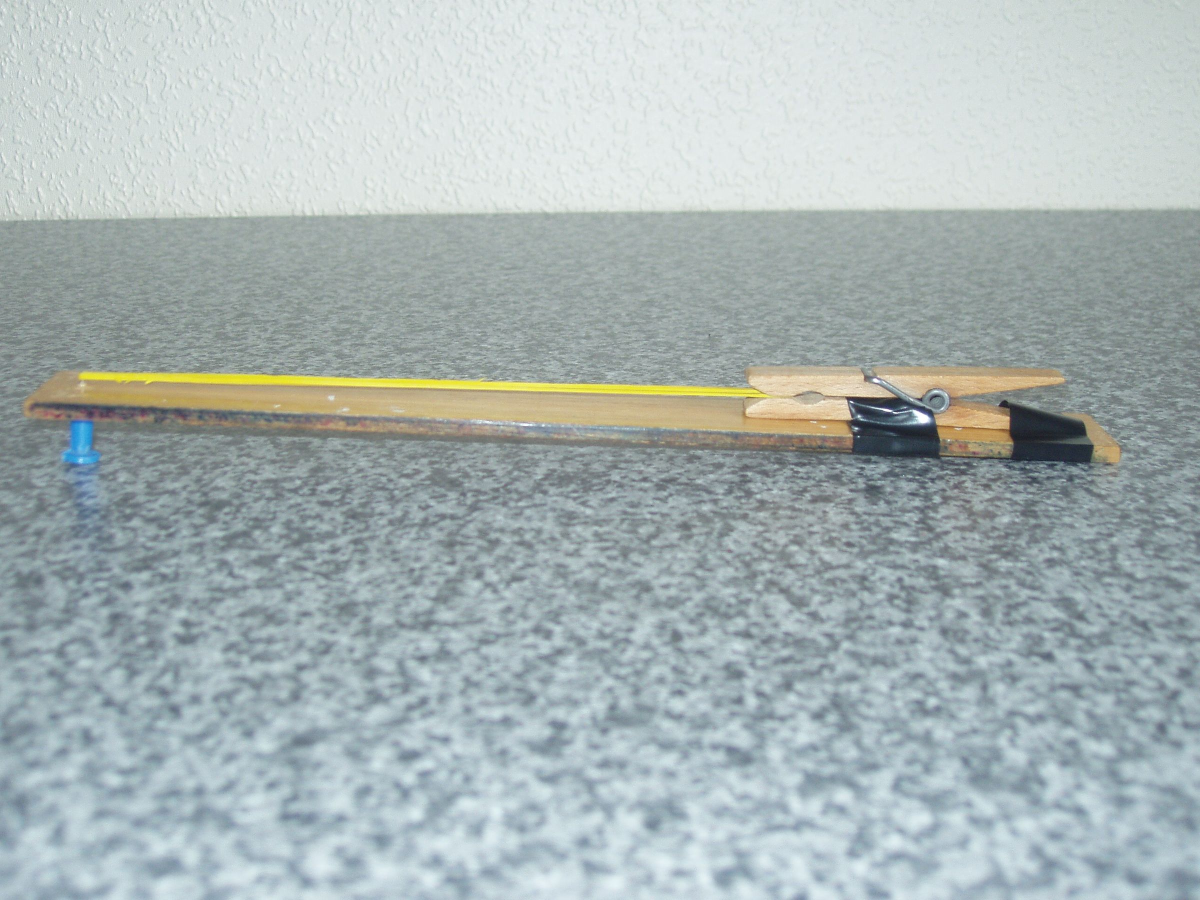 Stationery and Peg Rubber Band Gun 3 Steps Instructables