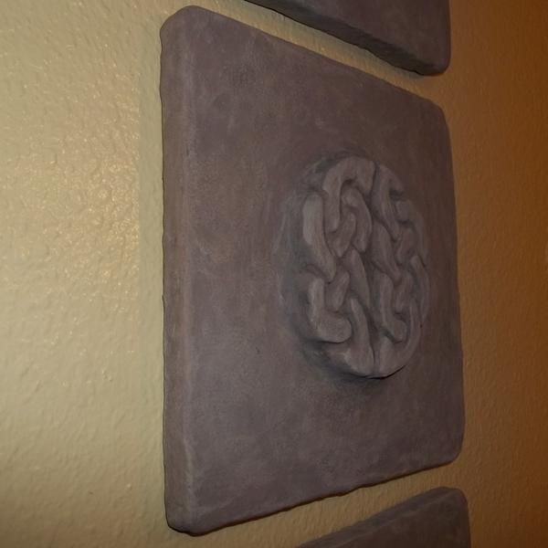 Recessed Hangers for Poured Plaster Pieces