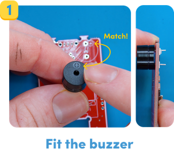 Fit & Solder the Buzzer