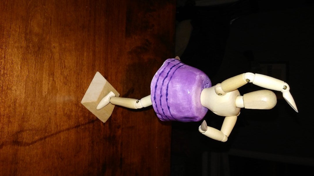 Clay Bowl Doll