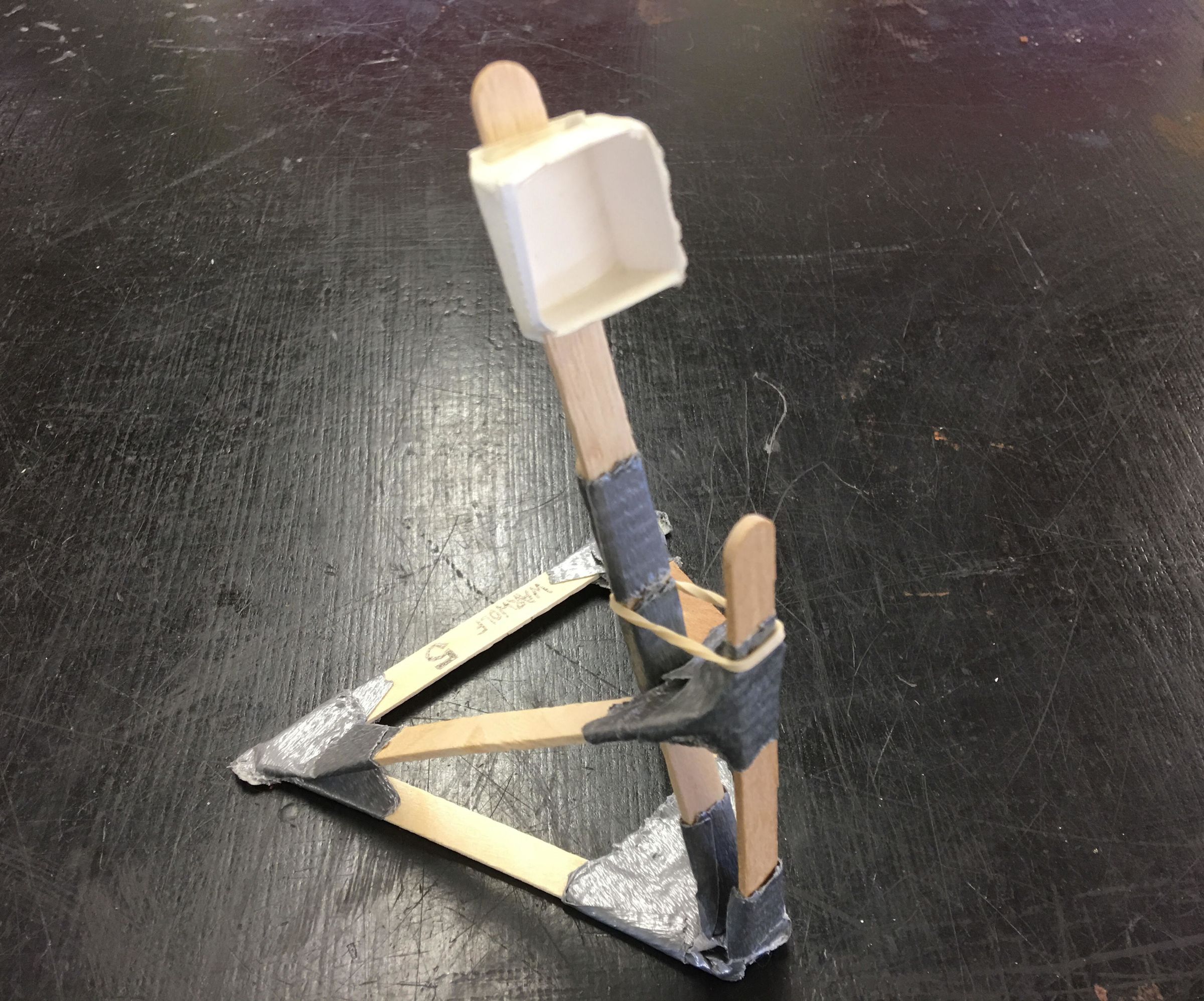 Duct Tape + Craft Sticks = Siege Weapon