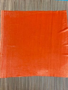 Getting the Orange Velvet Cloth Ready