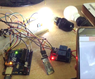 Home Automation Using HC-05 BT Module