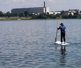 Inexpensive stand up paddle board (SUP)