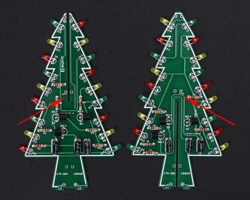 DIY 3D Christmas Tree Kit With RGB Flashing LEDs : 9 Steps (with ...