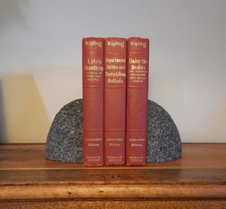 Stylish Stone Bookends