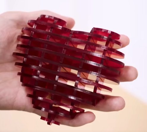 How to Make a 3D Acrylic Heart