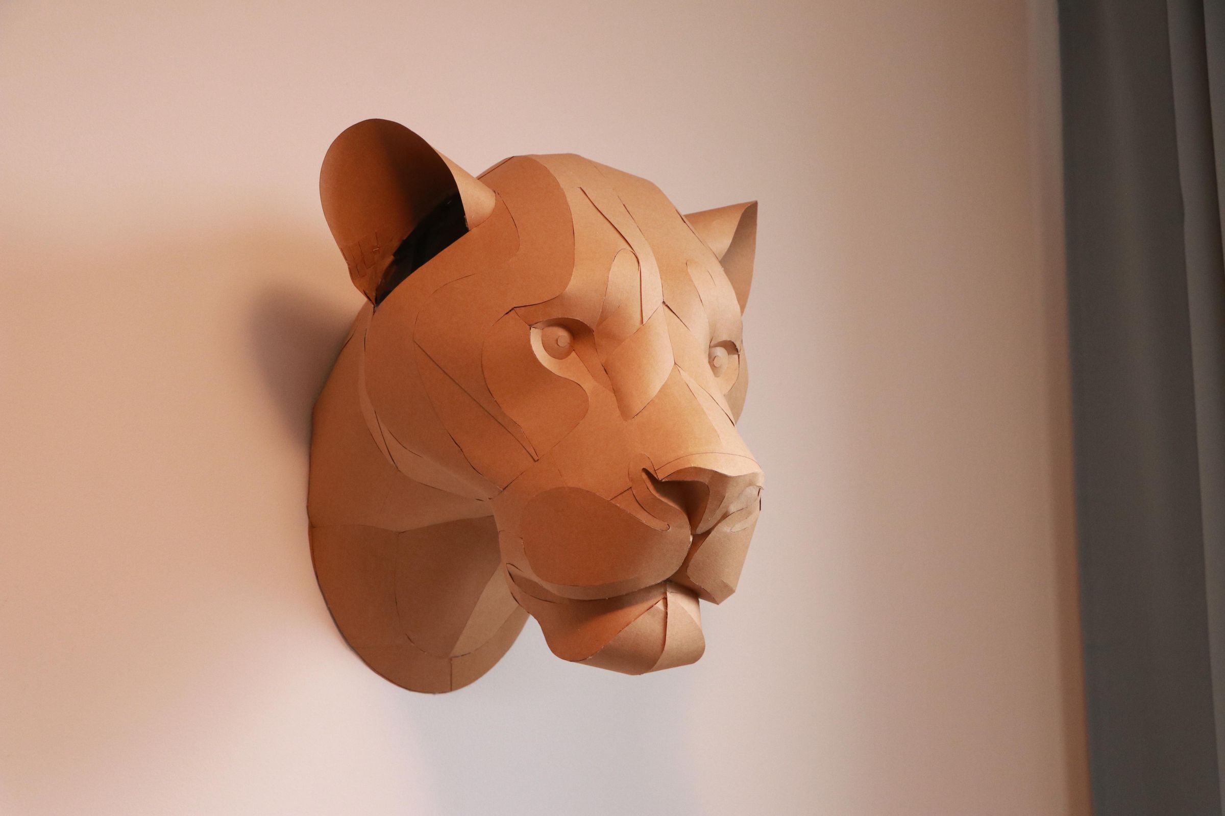 The Finished Lioness Head