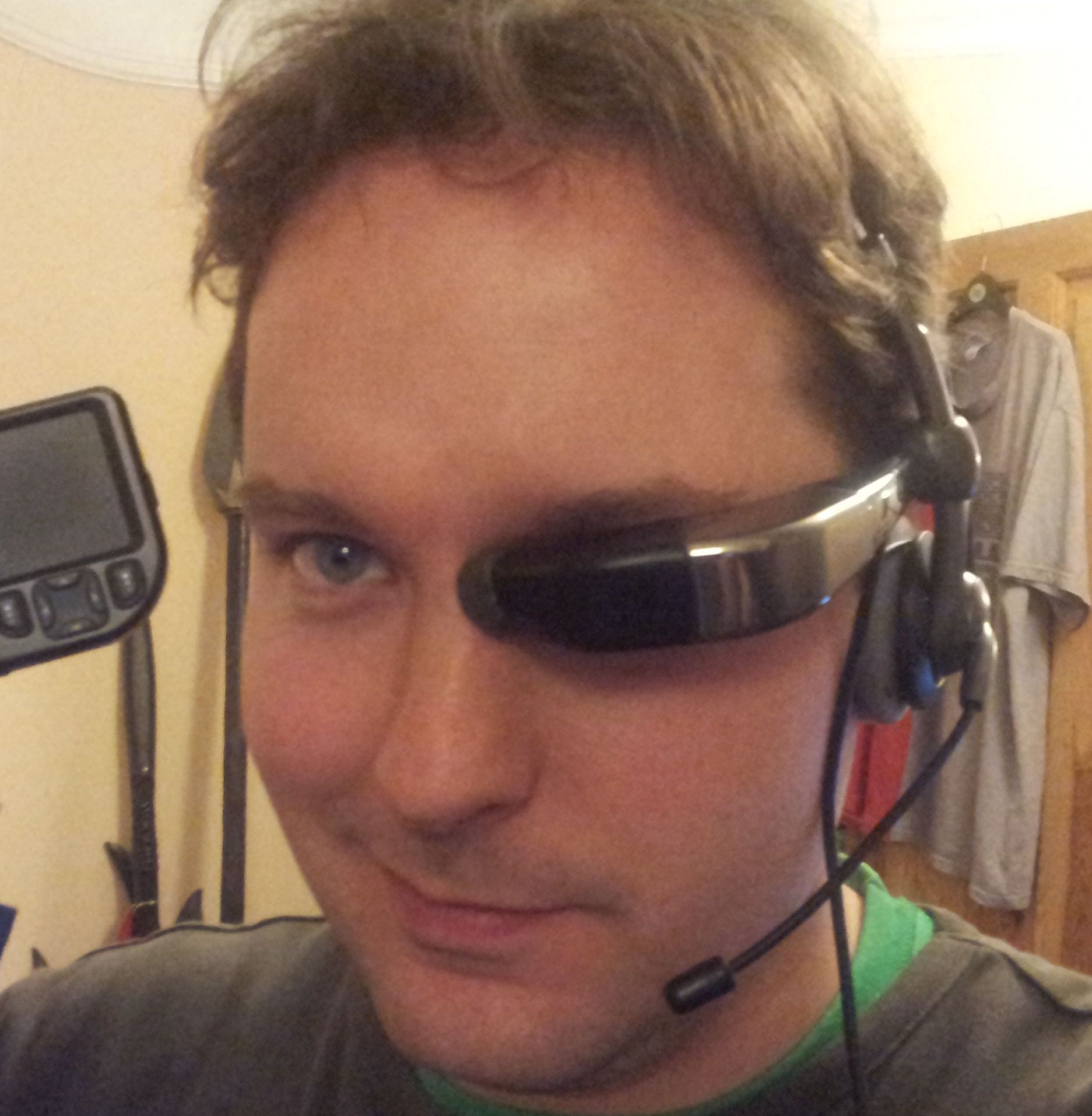 Raspberry Pi wearable computer.