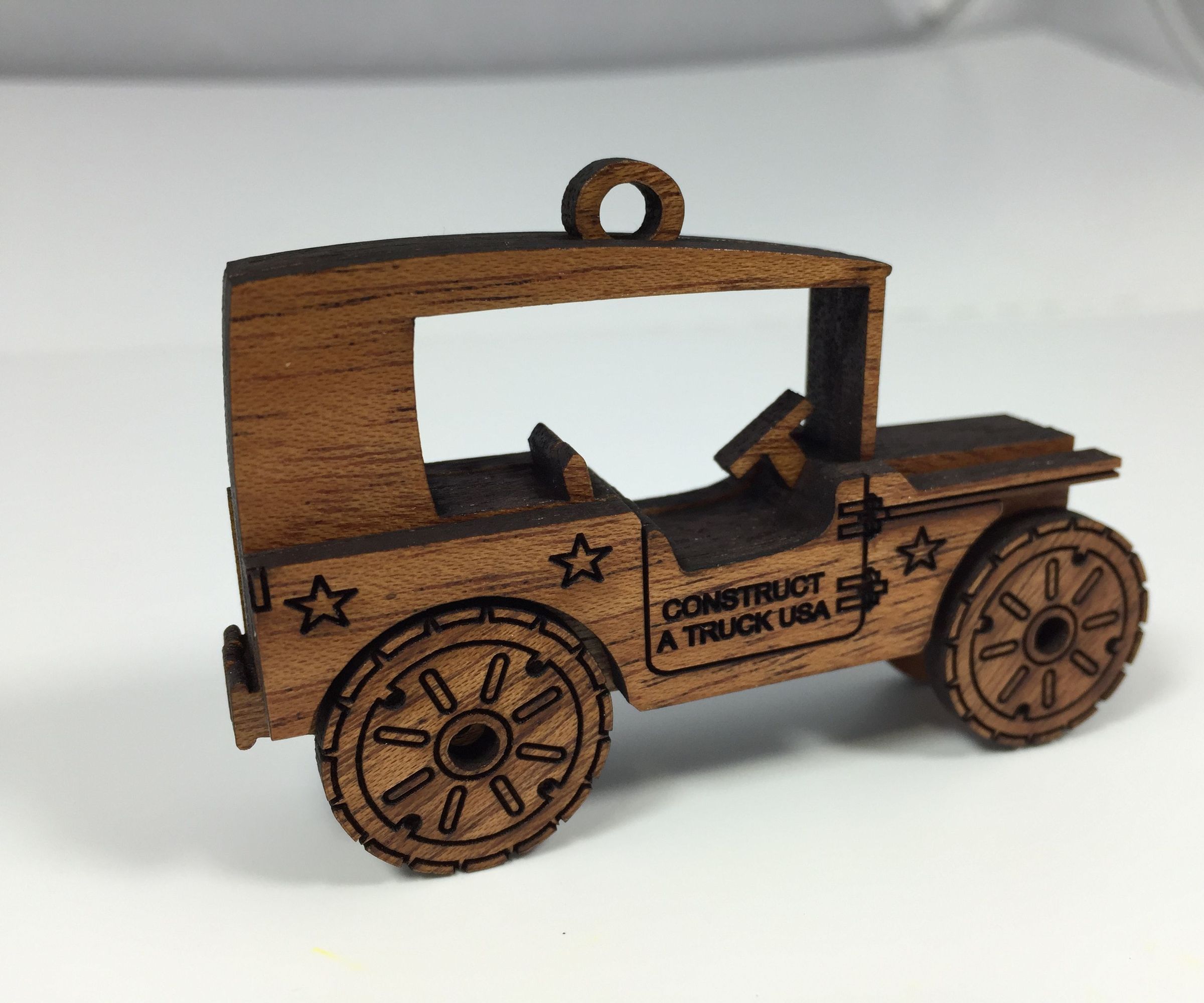 Lasercut Jeep Ornament