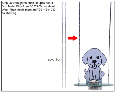 Straighten and Cut 2pcs About 8cm Metal Wire From D0.7*200mm Metal Wire.