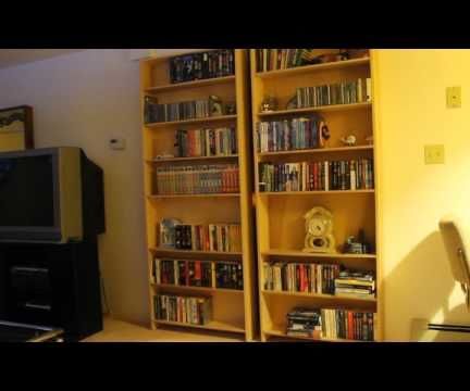 Electro Mechanical control of hidden bookcase doors