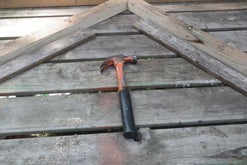 Preparation for Joining Two Fence Panels Together.