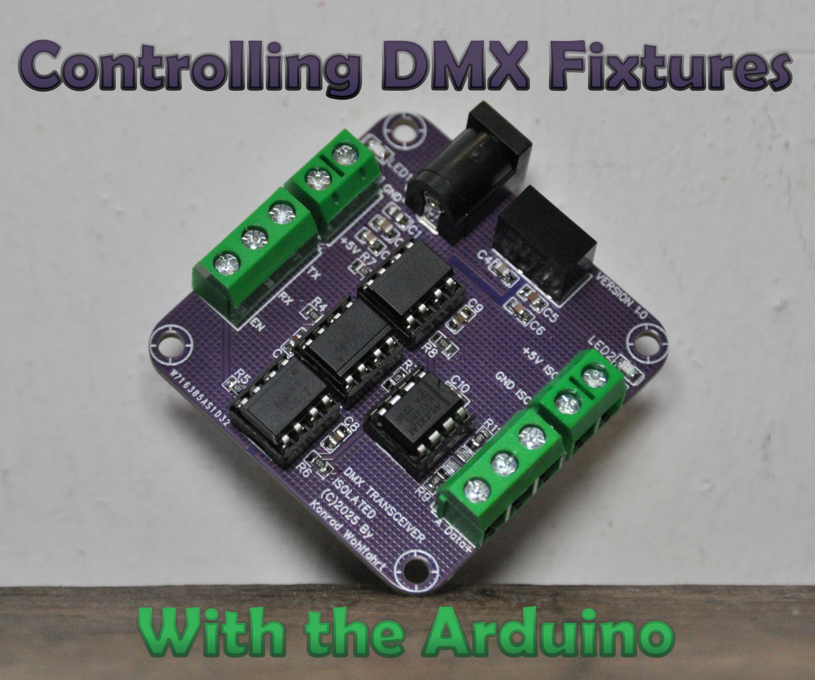 Isolated DMX Driver for Arduino