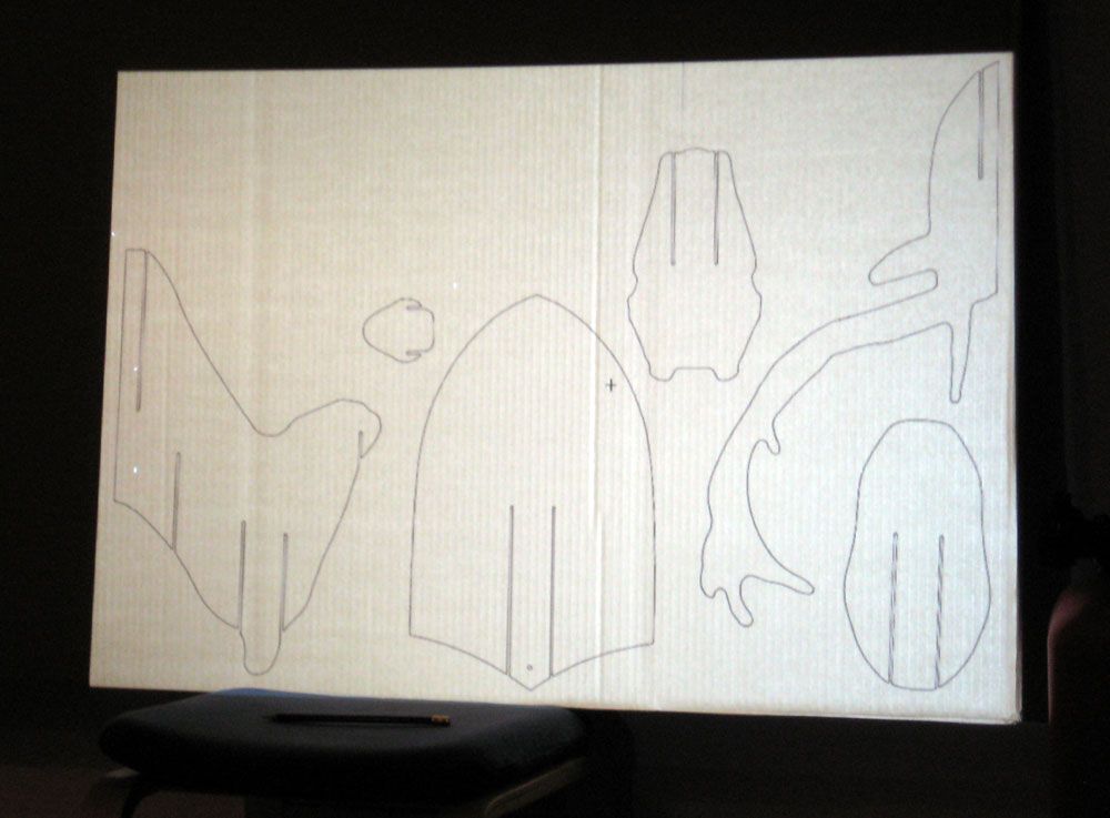 Cardboard Deer Head Template