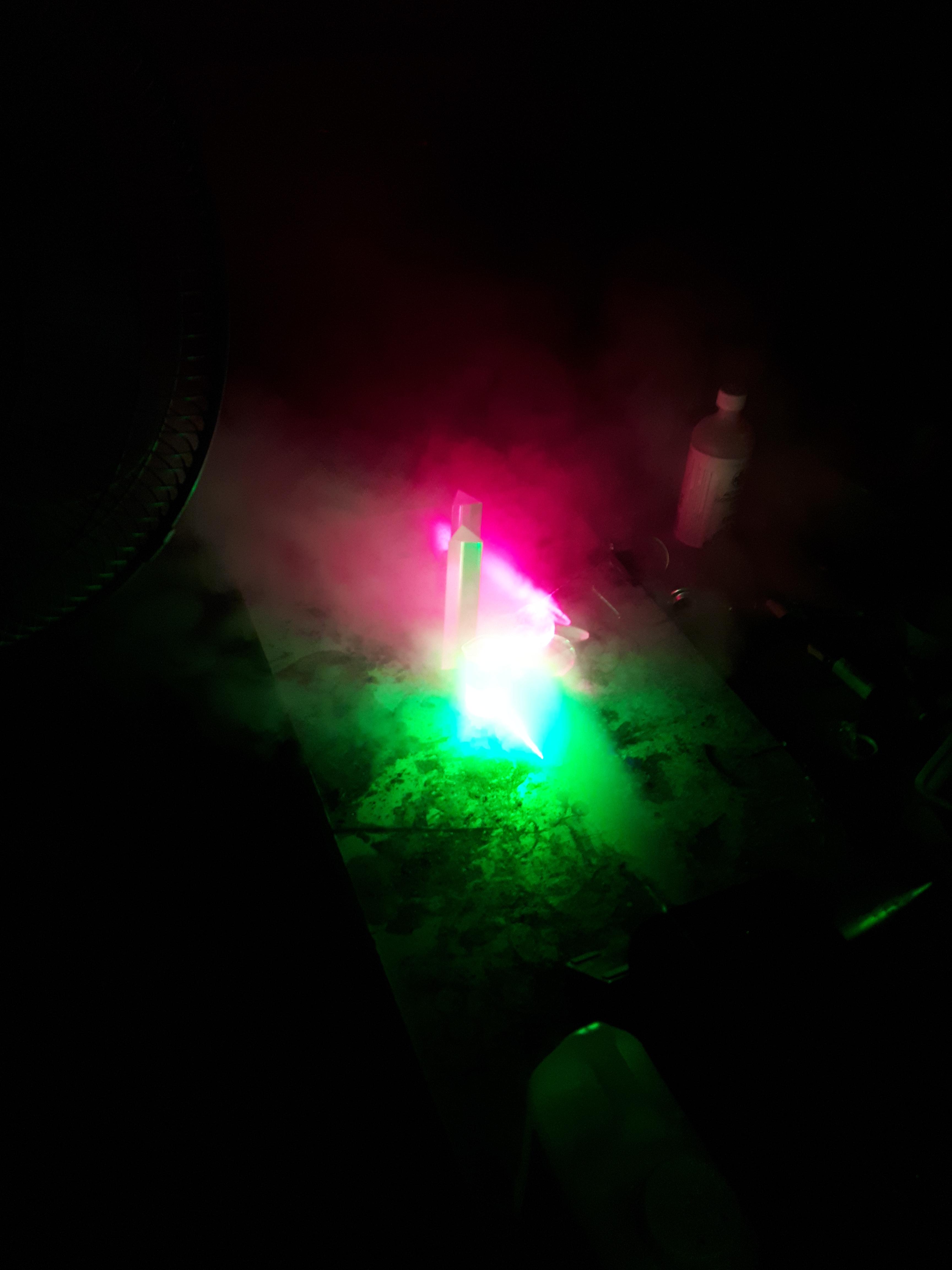 Fog Machine and Laser Combined Show. 4 Steps Instructables