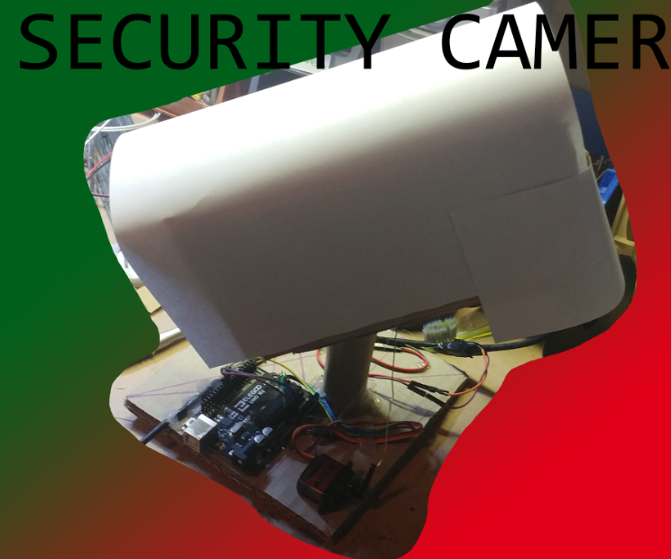 Rotating Cardboard Security Camera: Ceiling or Table With Plans