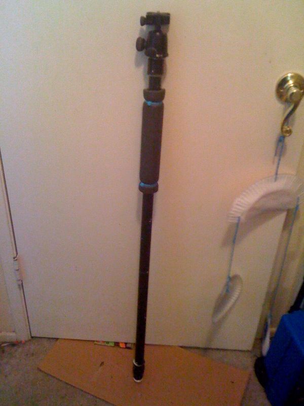 Adjustable PVC Monopod for Around $10