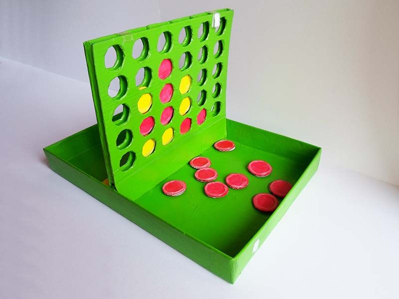 Cardboard Connect Four