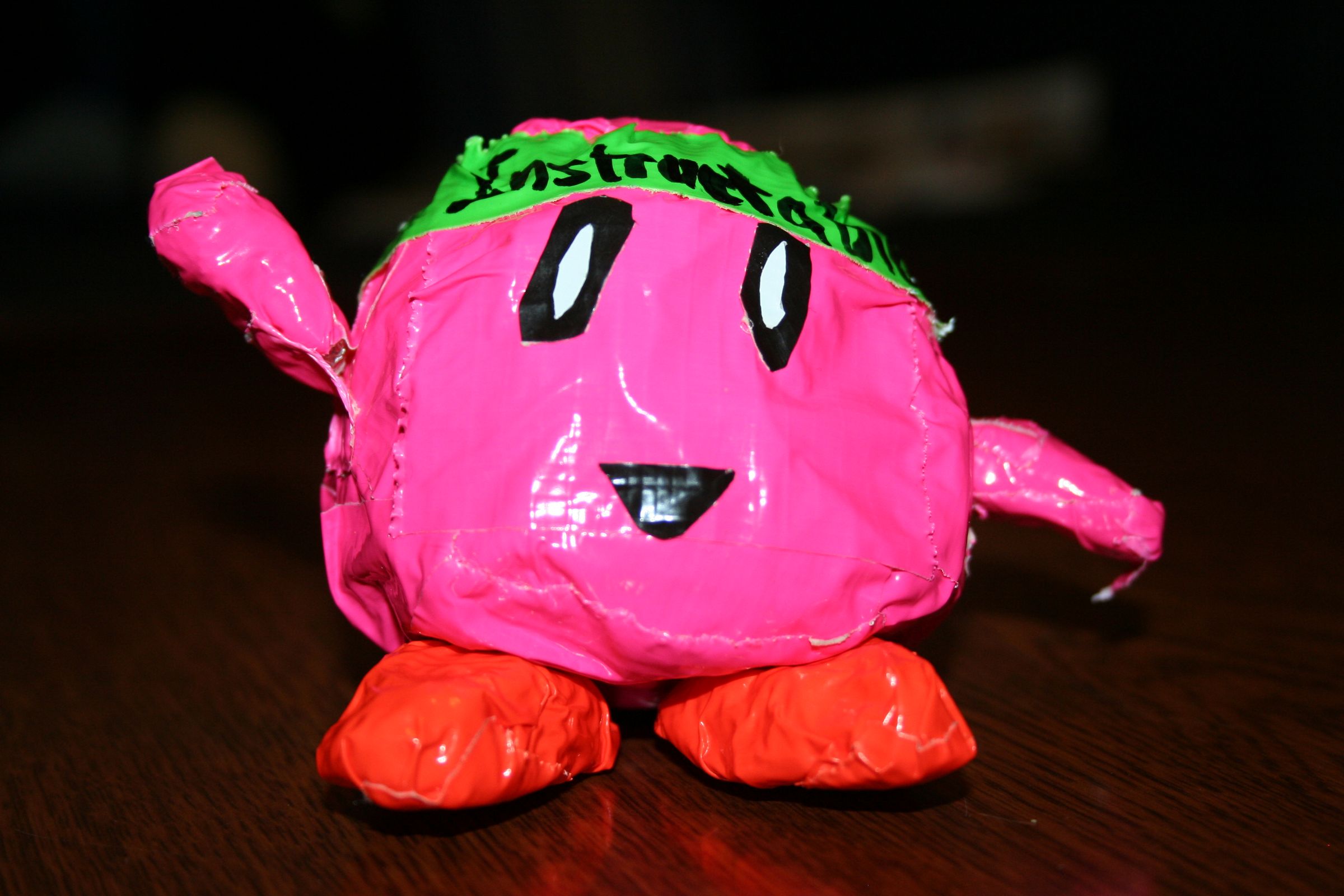 Duct Tape Sculpture-Kirby!