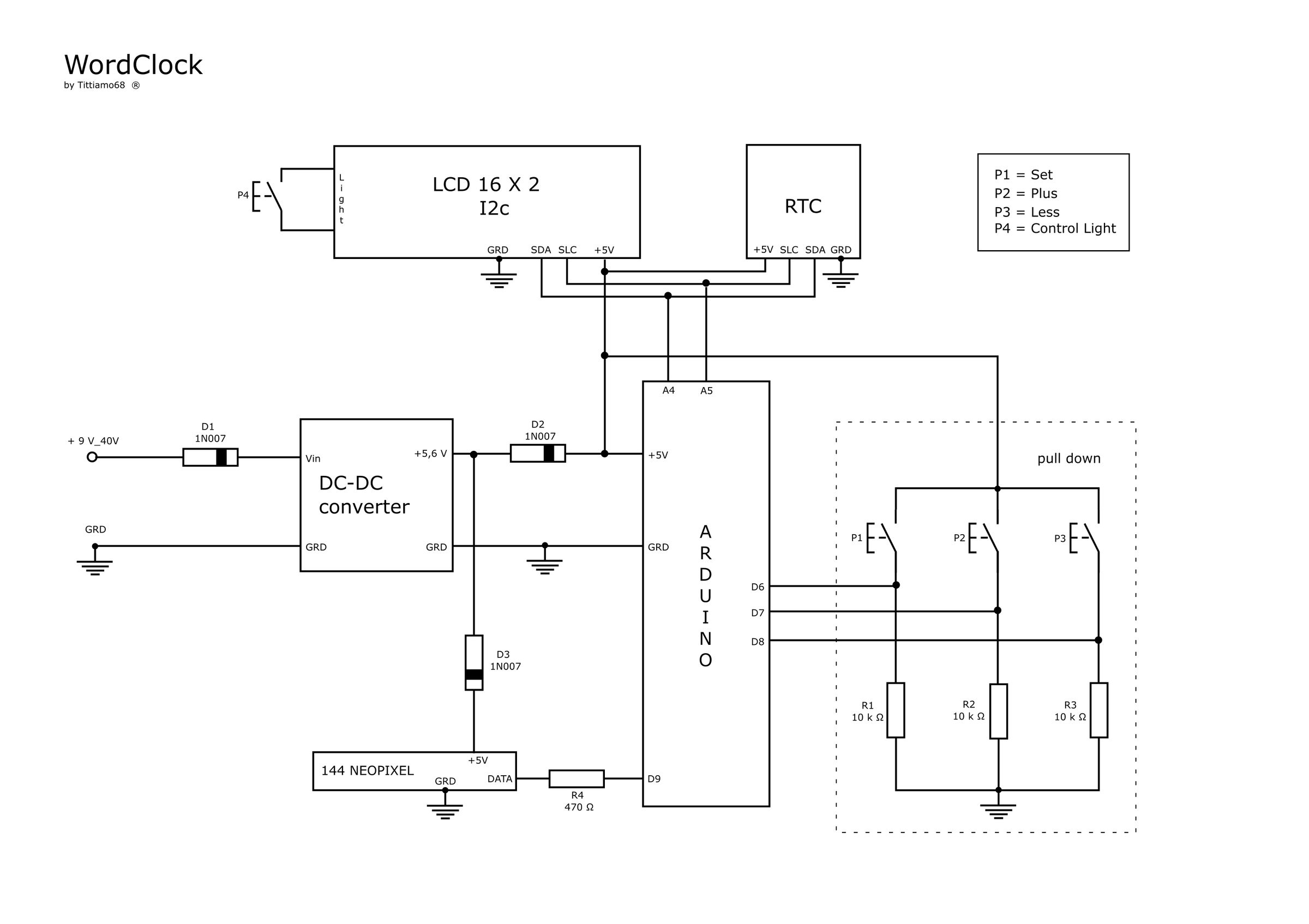 Word Clock Italian 7 Steps (with Pictures) Instructables