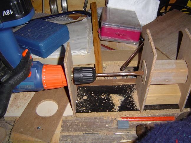 Horizontal Boring Using a Power Drill