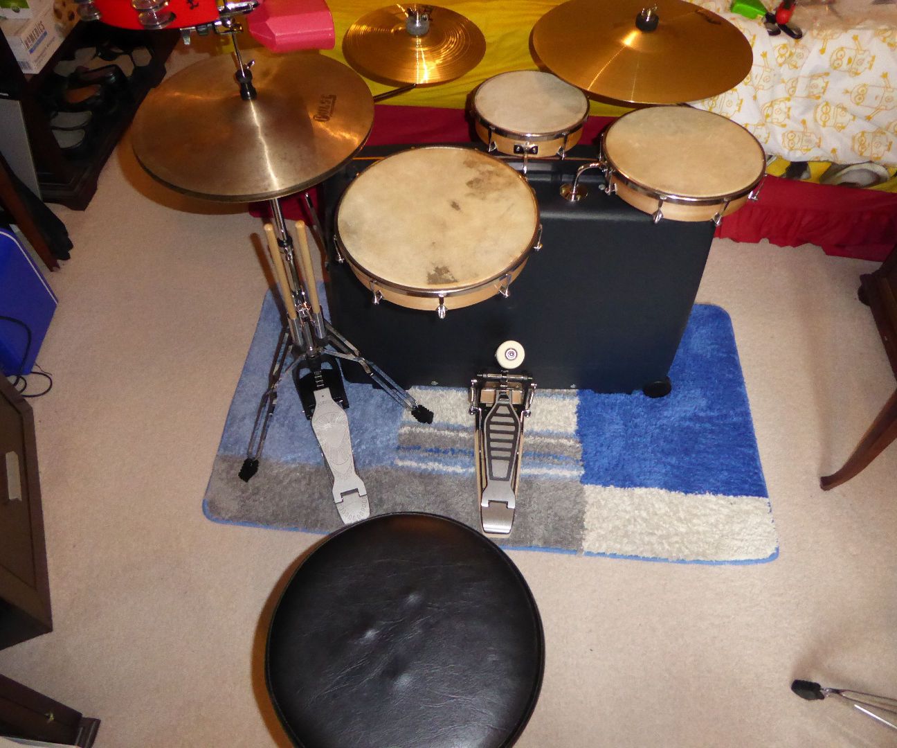 Suitcase Drum Set