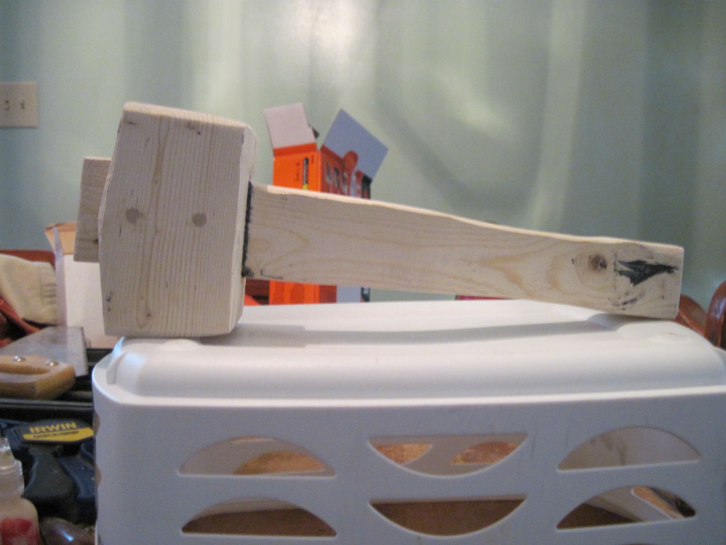 How to Make a Prop Wooden Hammer for Theater