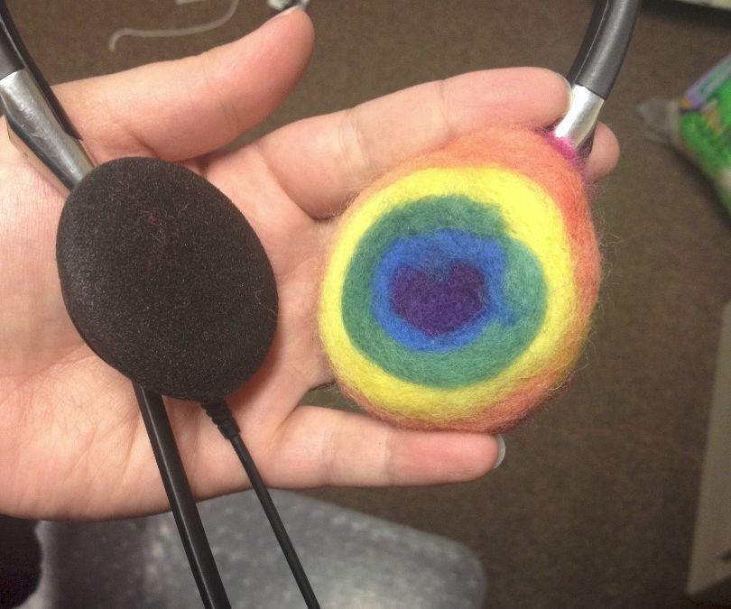 Rainbow Headphone Covers