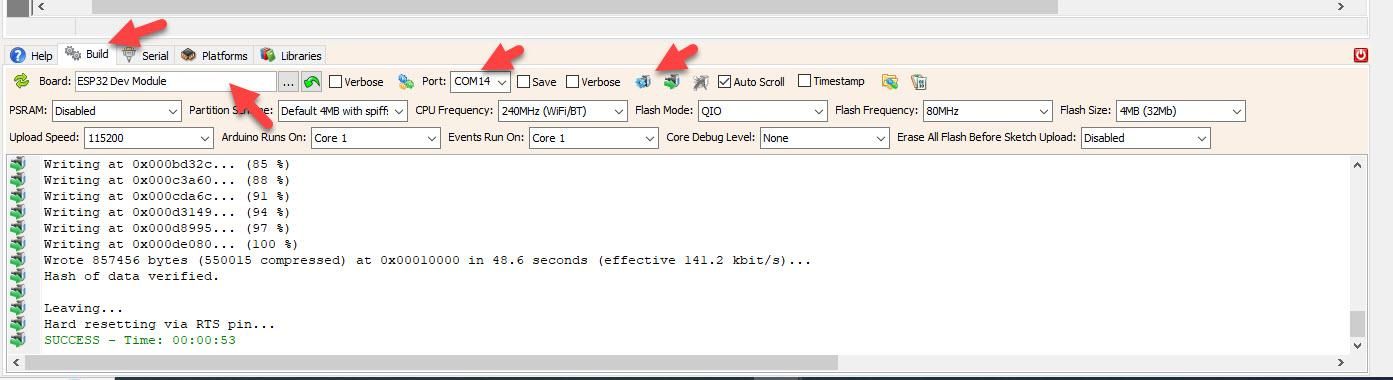 Generate, Compile, and Upload the Code Generate, Compile, and Upload the Code