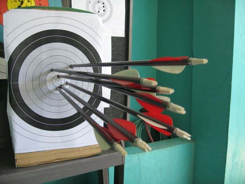DIY Archery Target - Used A4 Sized Papers