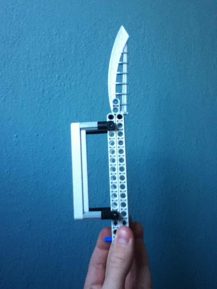 Lego Brass Knuckle Butterfly Knife