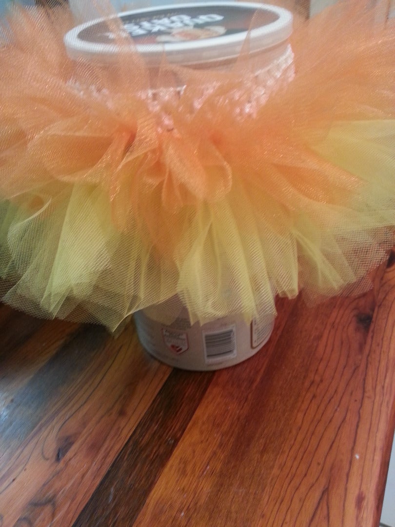 Adding the Strips of Tulle